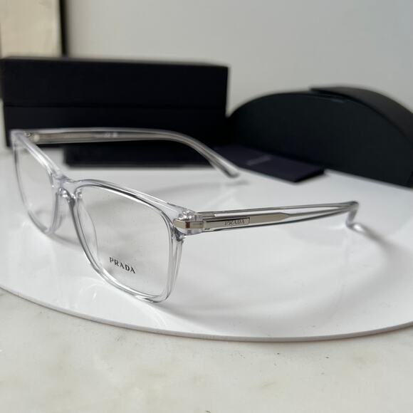 NEW Prada PR14WVF Frames in Crystal Transparent - Picture 10 of 11
